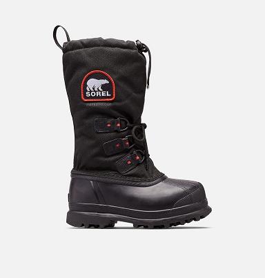 Sorel Glacier Boots - Women's Snow Boots Black,Red AU165493 Australia